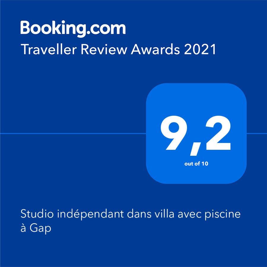 Studio Independant Dans Villa Avec Piscine A Гап Экстерьер фото